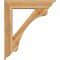 Ekena Millwork Legacy Traditional Rough Sawn Bracket w/ Offset Brace, Western Red Cedar, 8"W x 38"D x 44"H BKT0806X38X44LEC01RWR - alternate 2